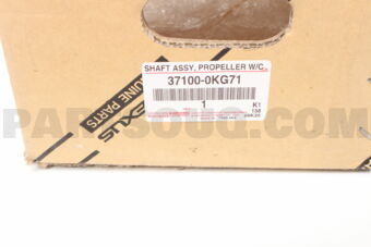 Toyota 371000KG71 SHAFT ASSY PROPELLE