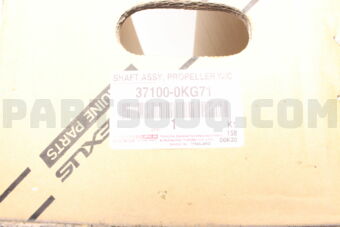 Toyota 371000KG71 SHAFT ASSY PROPELLE