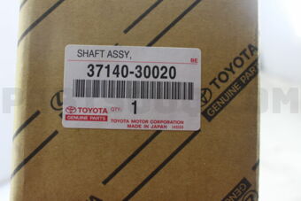 Toyota 3714030020 SHAFT ASSY, PROPELLER, FRONT