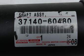 Toyota 3714060480 SHAFT ASSY, PROPELLER, FRONT
