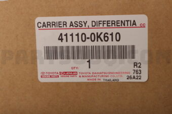 Toyota 411100K610 CARRIER ASSY DIFFER