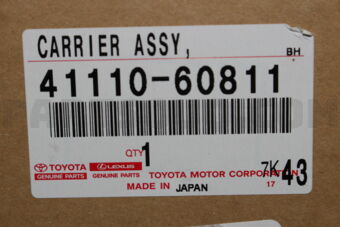 Toyota 4111060811 CARRIER ASSY, DIFFERENTIAL, FRONT