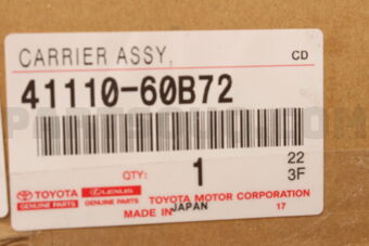 Toyota 4111060B72 CARRIER ASSY