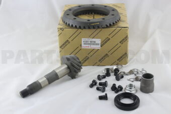 Toyota 4120169795 FINAL GEAR KIT, DIFFERENTIAL, FRONT