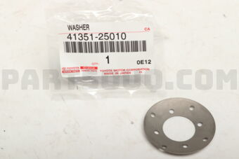 Toyota 4135125010 WASHER, FRONT DIFFERENTIAL PINION THRUST