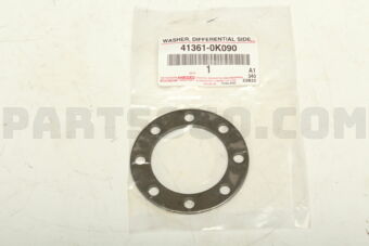 Toyota 413610K090 WASHER, FRONT DIFFERENTIAL SIDE GEAR THRUST, NO.1