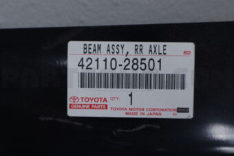 Toyota 4211028501 BEAM ASSY, REAR AXLE