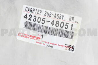 Toyota 4230548051 CARRIER SUB-ASSY, REAR AXLE, LH