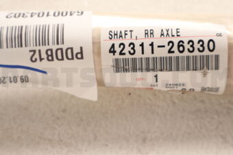 Toyota 4231126330 SHAFT RR AXLE