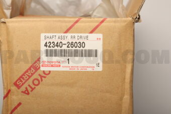 Toyota 4234026030 SHAFT ASSY, REAR DRIVE, RH/LH