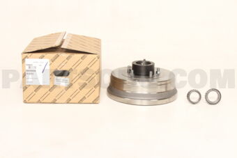 Toyota 4242069016 HUB (OR SHAFT) & BRAKE DRUM REAR AXLE, RH/LH