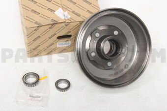 Toyota 4242069016 HUB (OR SHAFT) & BRAKE DRUM REAR AXLE, RH/LH