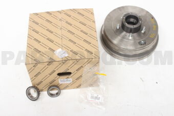 Toyota 4242069016 HUB (OR SHAFT) & BRAKE DRUM REAR AXLE, RH/LH