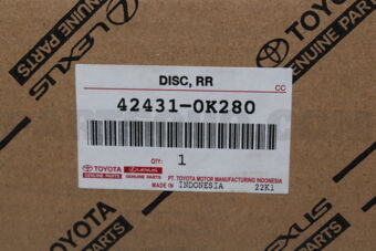 Toyota 424310K280 DISC RR