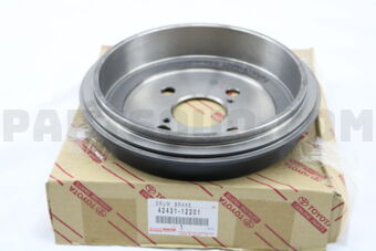 Toyota 4243112201 DRUM SUB-ASSY, REAR BRAKE