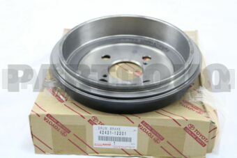 Toyota 4243112201 DRUM SUB-ASSY, REAR BRAKE
