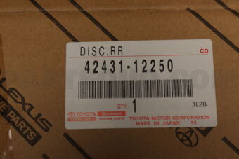 Toyota 4243112250 DISC, REAR