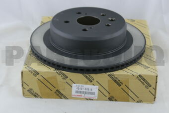 Toyota 4243130310 DISC, REAR