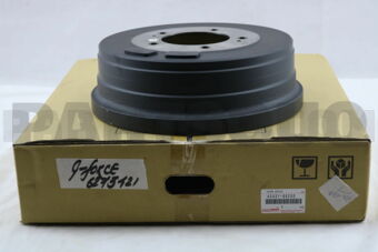 Toyota 4243160250 DRUM SUB-ASSY, REAR BRAKE