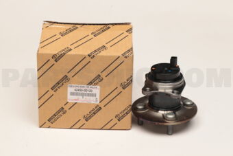 Toyota 424500D120 HUB & BEARING ASSY, REAR AXLE, RH/LH
