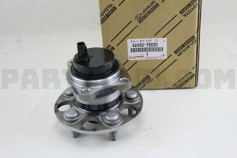 Toyota 4245076020 HUB & BEARING ASSY, REAR AXLE, RH/LH