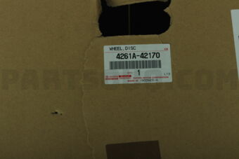 Toyota 4261A42170 WHEEL DISC CHROME