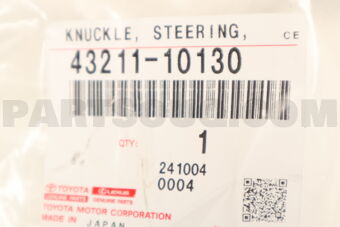 Toyota 4321110130 KNUCKLE STEERING
