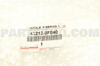 Toyota 432120F040 KNUCKLE, STEERING