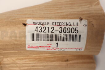 Toyota 4321236905 KNUCKLE, STEERING, LH