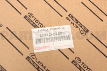 Toyota 43212BZ380 KNUCKLE STEERING L