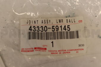 Toyota 4333059145 JOINT ASSY, LOWER BALL, FRONT RH