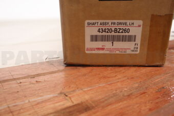 Toyota 43420BZ260 SHAFT ASSY FR DRIVE