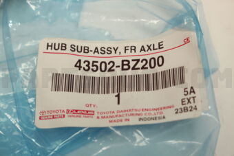 Toyota 43502BZ200 HUB SUB-ASSY, FR AXL