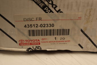 Toyota 4351202330 DISC, FRONT