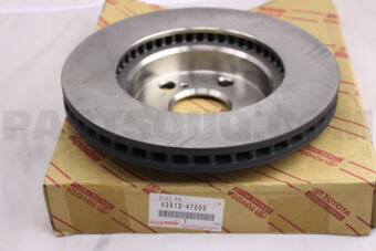 Toyota 4351247050 DISC, FRONT