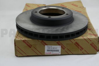 Toyota 4351260141 DISC, FRONT