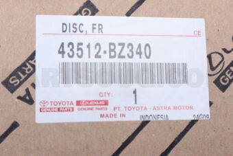 Toyota 43512BZ340 DISC FR
