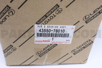 Toyota 4355078010 HUB & BEARING ASSY