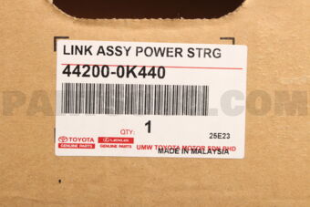 Toyota 442000K440 LINK ASSY, POWER STEERING