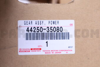 Toyota 4425035080 GEAR ASSY, POWER STEERING(FOR RACK & PINION)