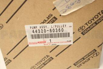 Toyota 4432060360 PUMP ASSY, VANE