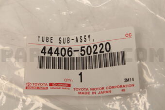 Toyota 4440650220 TUBE SUB-ASSY, RETURN, NO.1