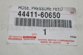Toyota 4441160650 TUBE ASSY, PRESSURE FEED