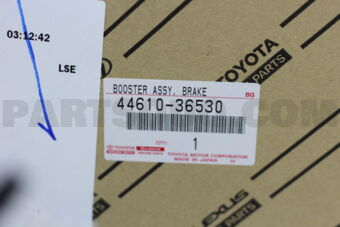 Toyota 4461036530 BOOSTER ASSY, BRAKE
