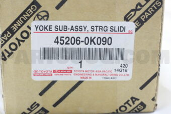Toyota 452060K090 YOKE SUB-ASSY, STRG