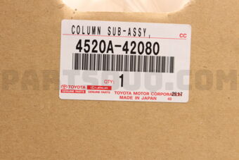 Toyota 4520A42080 COLUMN SUB-ASSY, ELECTRIC POWER STEERING