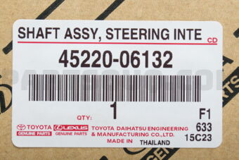 Toyota 4522006132 SHAFT ASSY, STEERING INTERMEDIATE