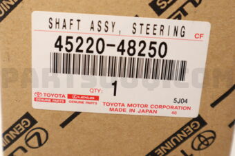 Toyota 4522048250 SHAFT ASSY, STEERING