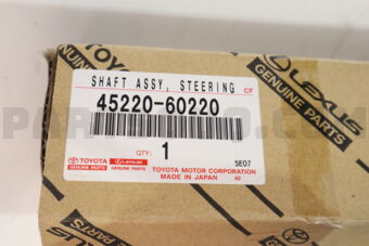 Toyota 4522060220 SHAFT ASSY, STEERING INTERMEDIATE