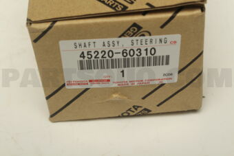 Toyota 4522060310 SHAFT ASSY STEERING